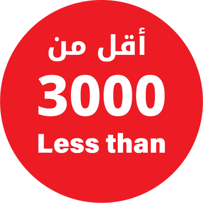 Less Than 3000 EGP