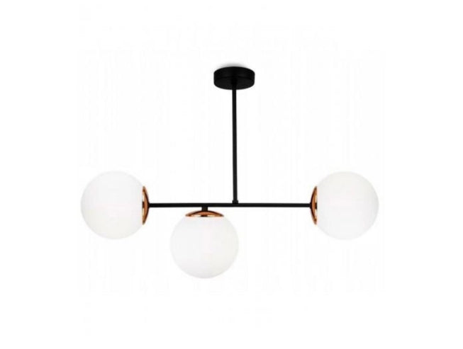 Chandelier - Metal & Glass - Multi Color- 80 x 50 cm