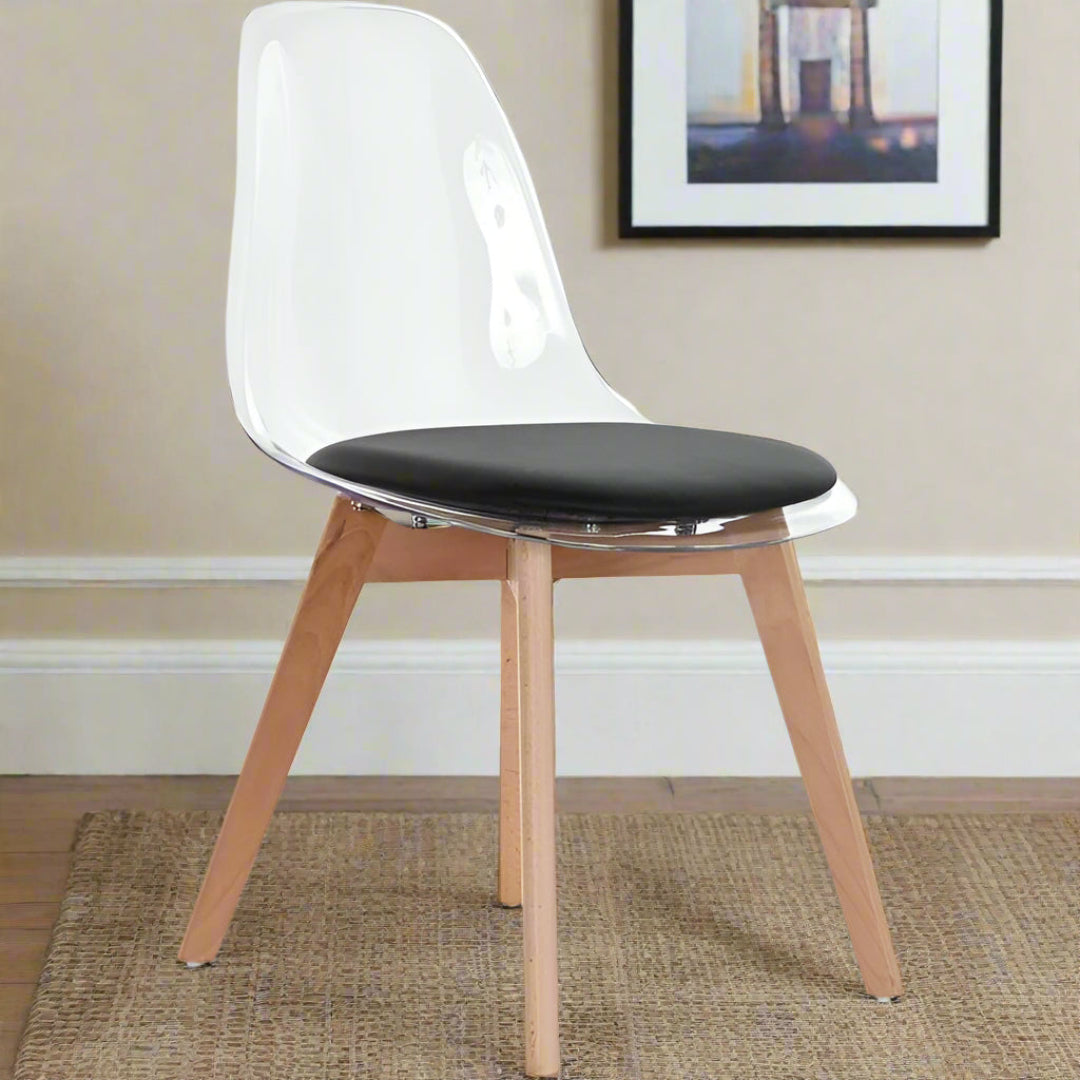 Beech wood chair 47x46 cm