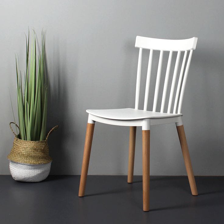 Acrylic chair - white