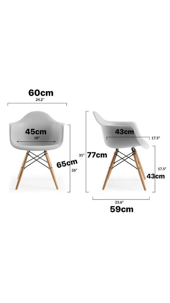 Acrylic chair - white