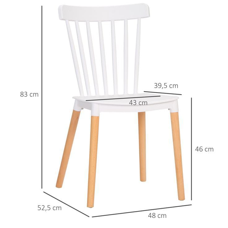 Acrylic chair - white