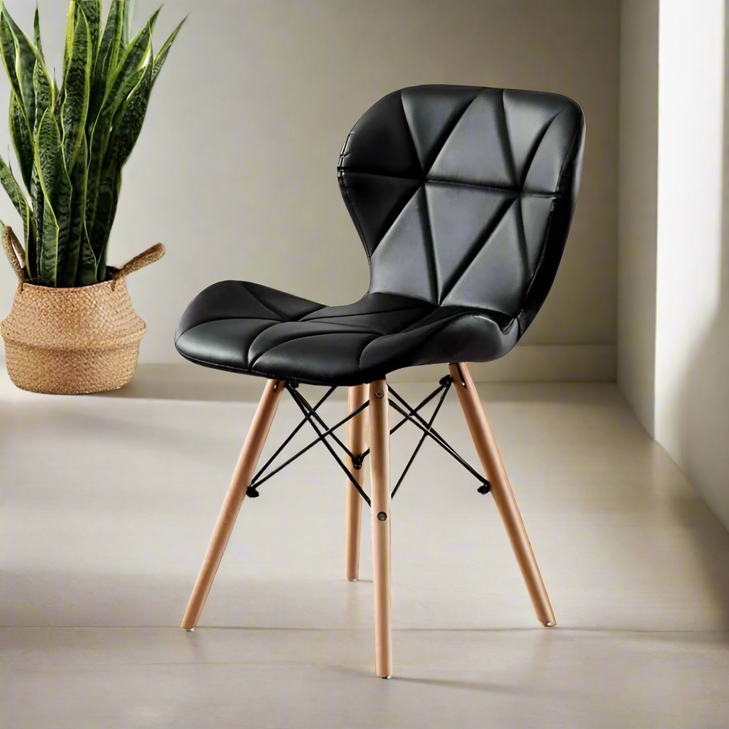 Leather chair 38 x 48 cm