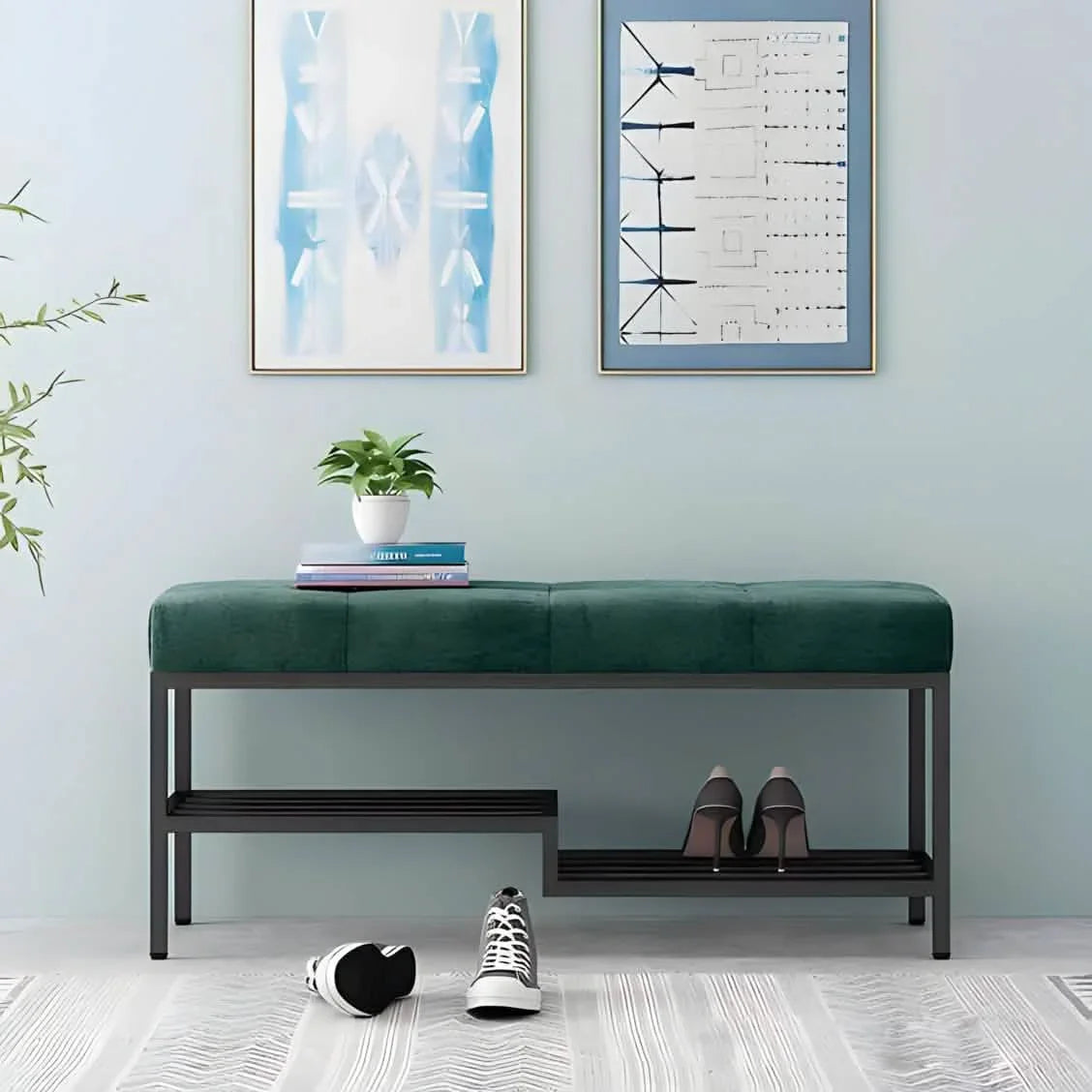 Banquet - Steel - Black - 120x40x50 cm - Cataloug