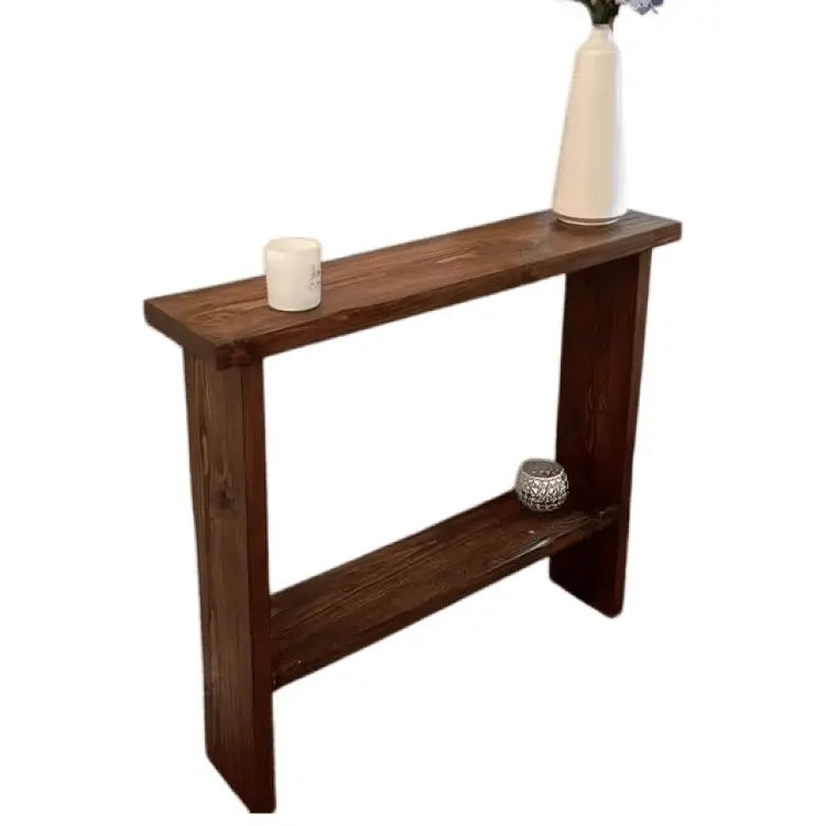 كونسول مع رف - MDF - بني - 100x20x95 سم