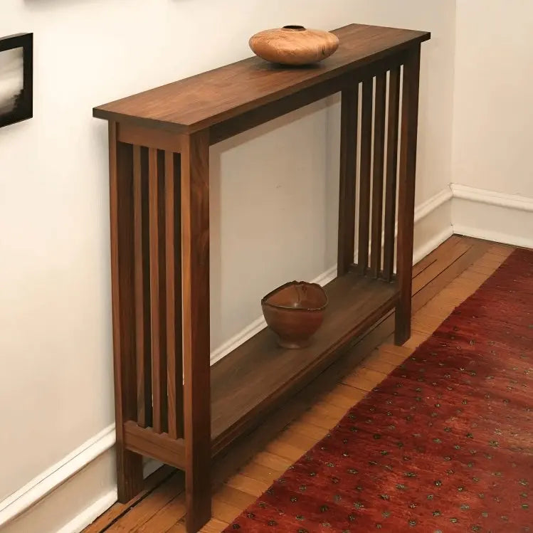 كونسول - MDF - بني - 100x25x95 سم