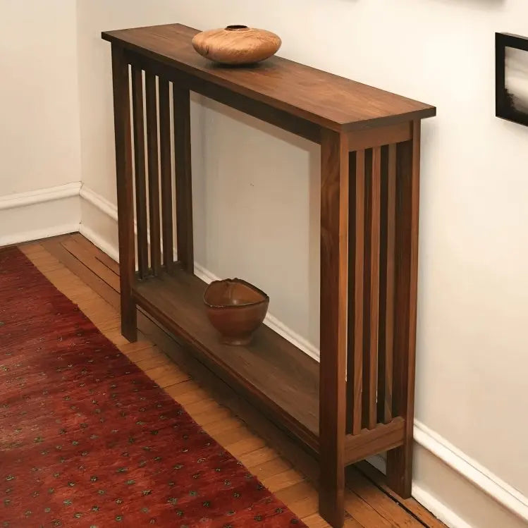 كونسول - MDF - بني - 100x25x95 سم