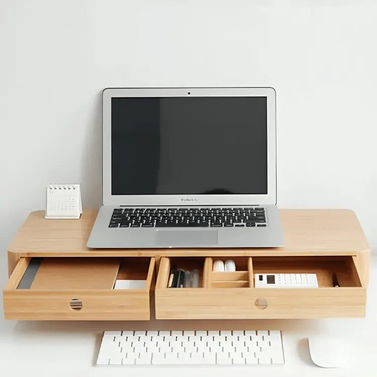 مكتب حائطي - لون خشبي - ١٠٠×٤٠×٢٠ سم