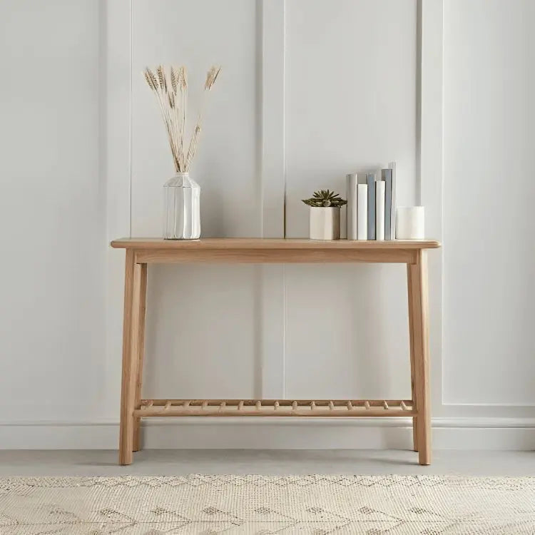 كونسول-NW-لون خشبي-110x29x90 سم