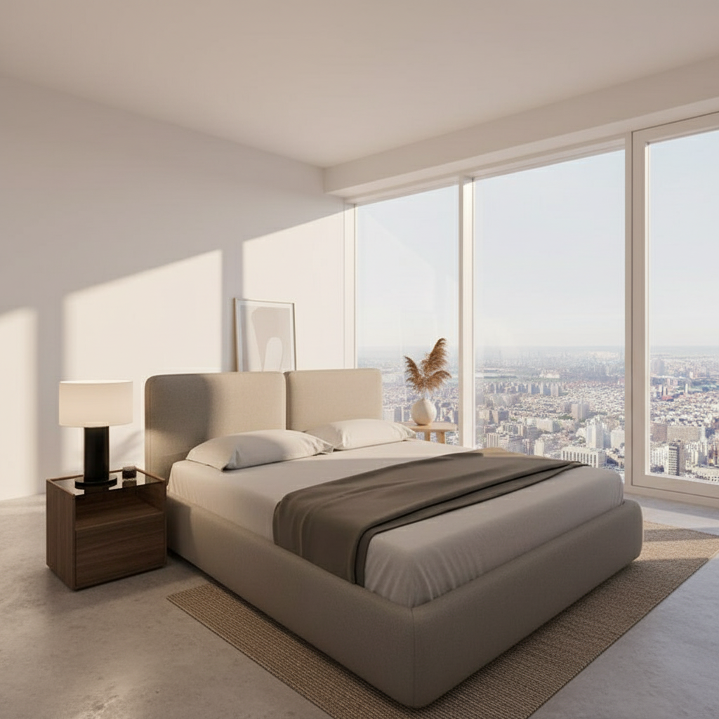 سرير - خشب ام دي اف- بيج - متعدد المقاسات