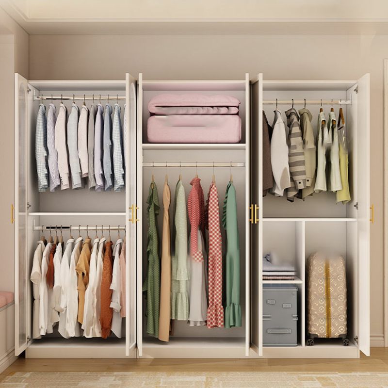 Wardrobe - MDF Wood - White - 240x60x220 cm