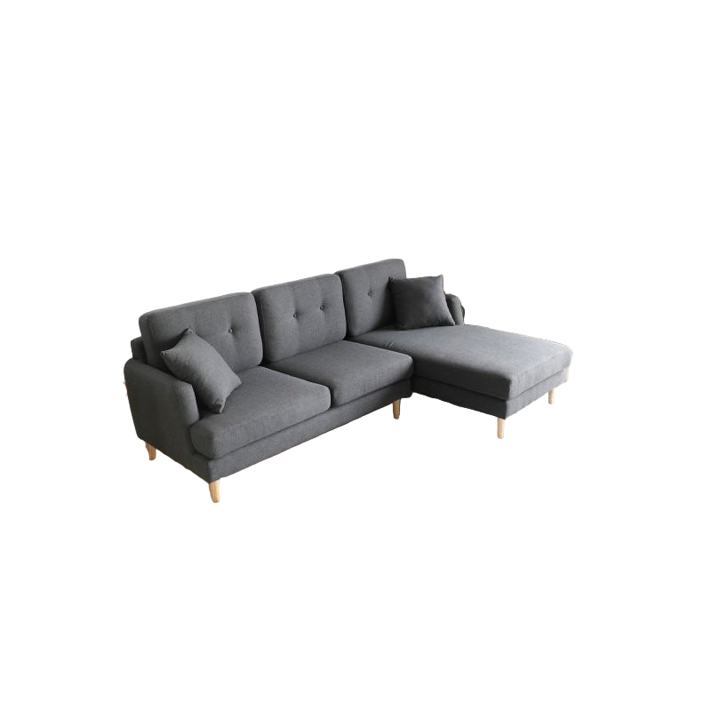 أريكة - خشب زان - كتان - رمادي فاتح - BW.SO.503.0021