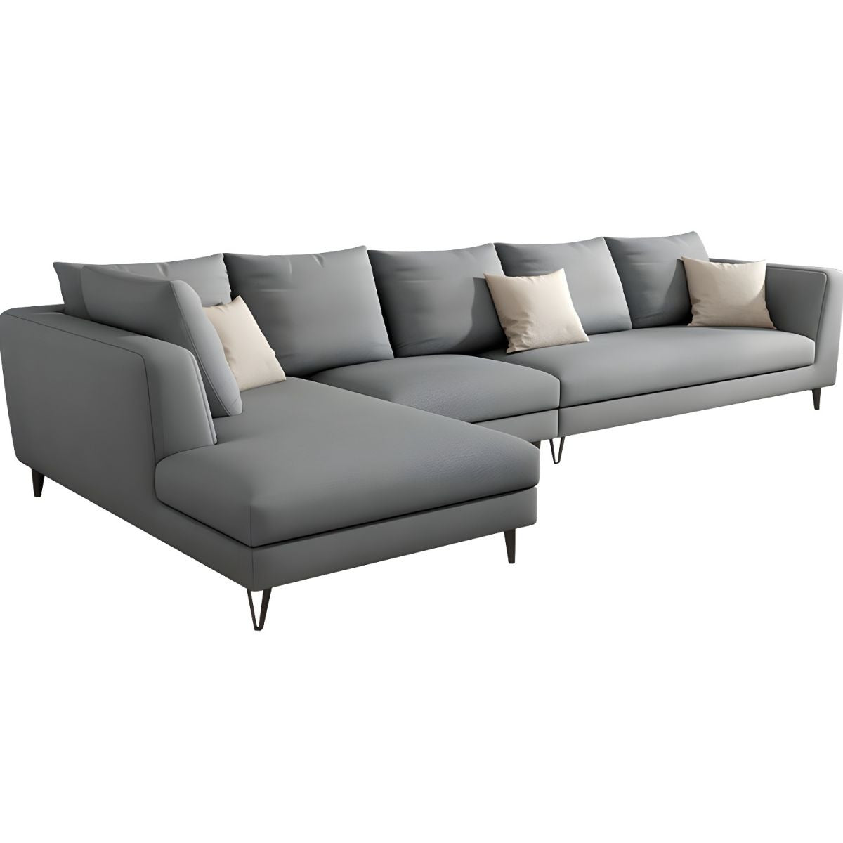 أريكة - خشب زان - كتان - رمادي فاتح - BW.SO.503.0022