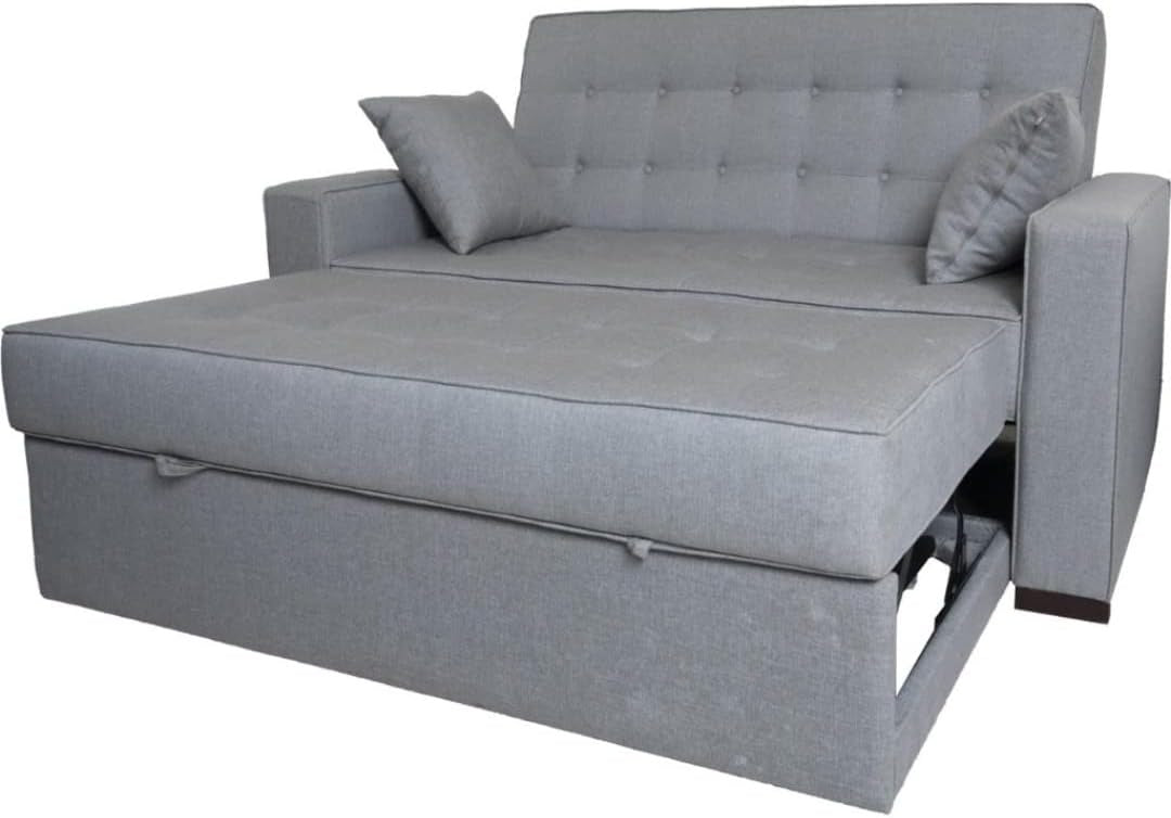 أريكة - خشب زان - كتان - رمادي فاتح - BW.SO.503.0031