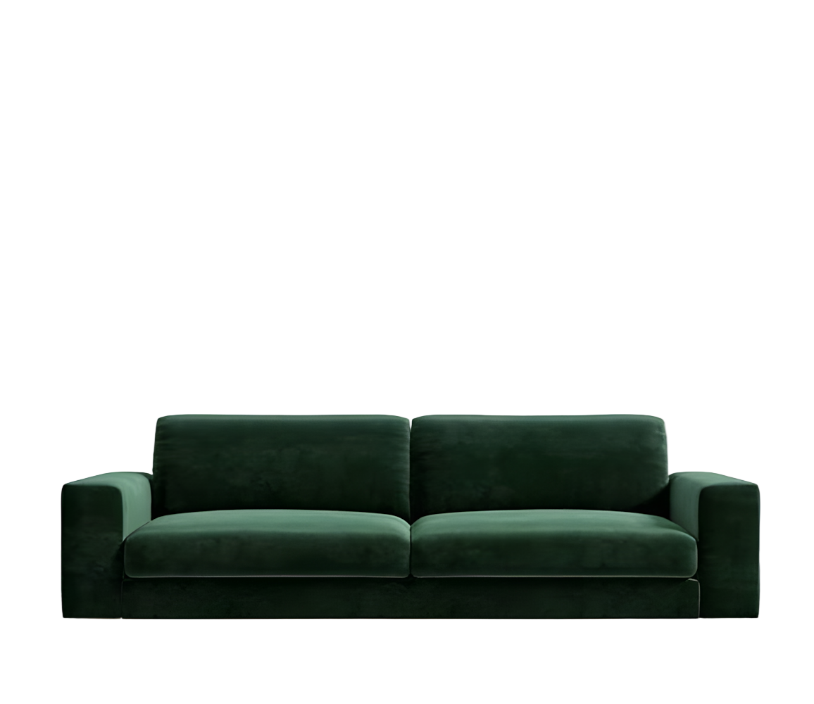 أريكة - خشب زان - مخمل - أخضر - BW.SO.503.0033