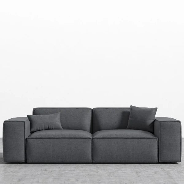 أريكة - خشب زان - كتان - رمادي فاتح - BW.SO.503.0001