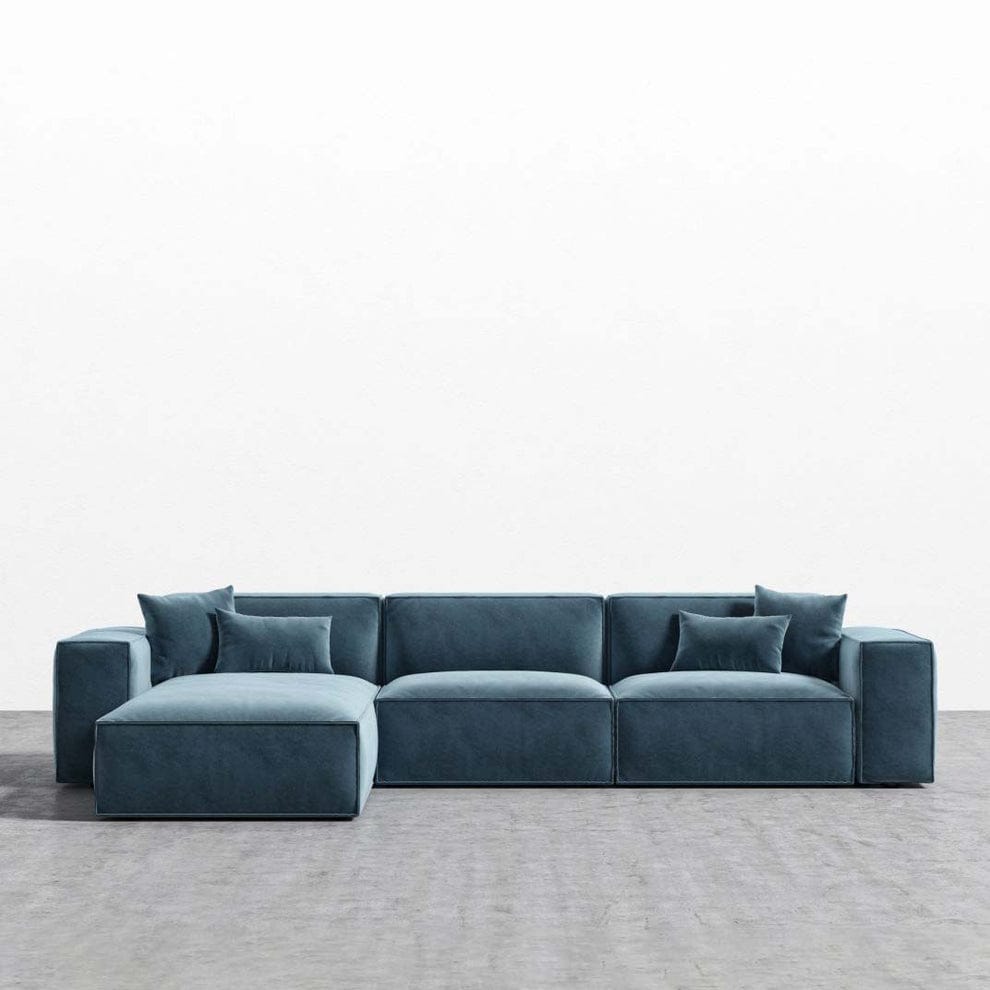 أريكة - خشب زان - كتان - فيروزي - BW.SO.503.0003