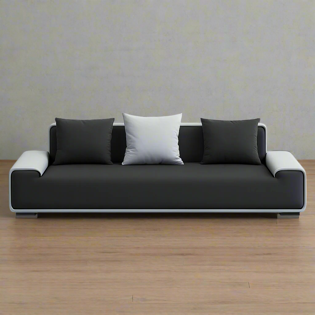 أريكة - خشب زان - كتان - رمادي فاتح - BW.SO.503.0009