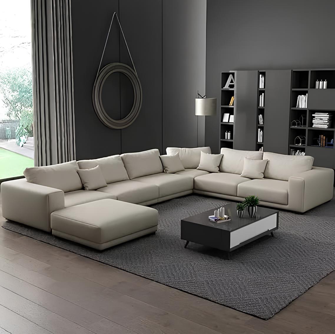أريكة - خشب زان - كتان - بيج - BW.SO.503.0012