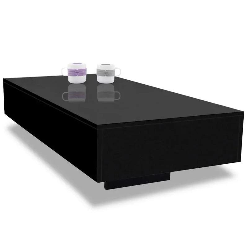 Coffee Table - MDF - Black - 120x50x40 - Cataloug
