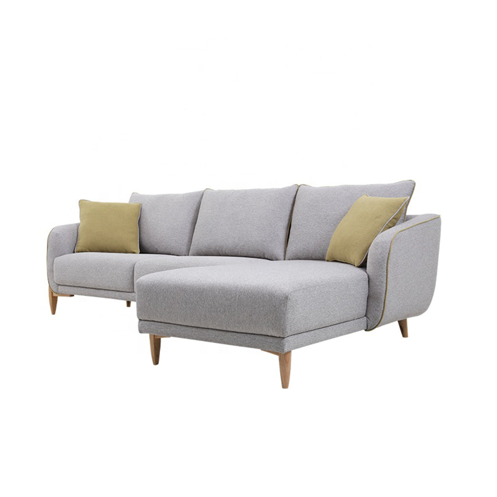 أريكة - خشب زان - كتان - رمادي فاتح - BW.SO.503.0041