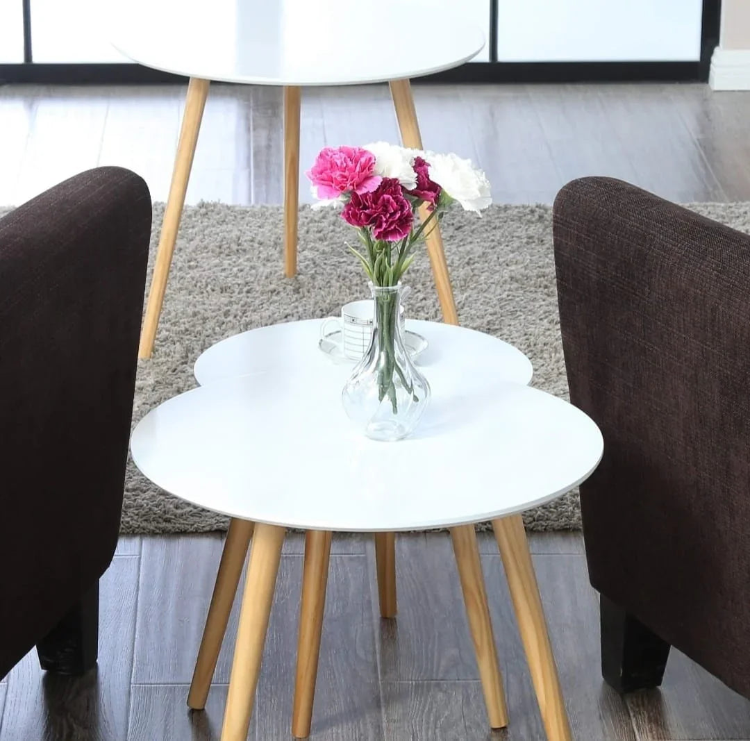 White - multi-size table set - Cataloug