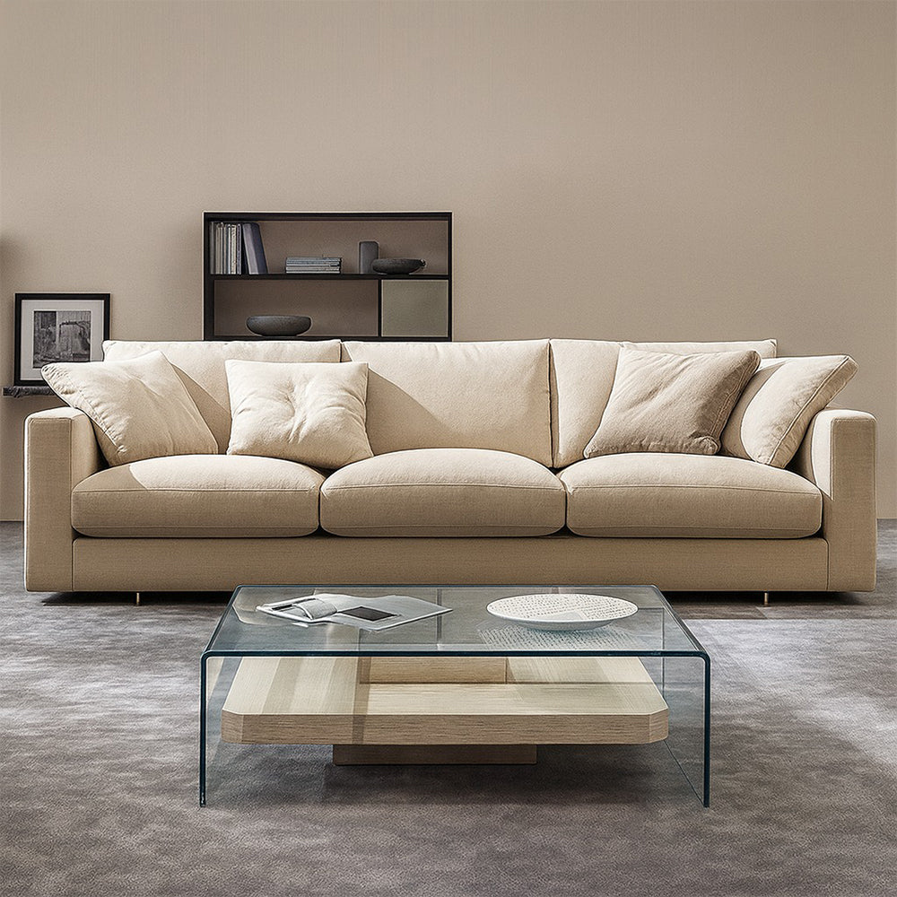 أريكة - خشب زان - كتان - بيج - BW.SO.503.0045