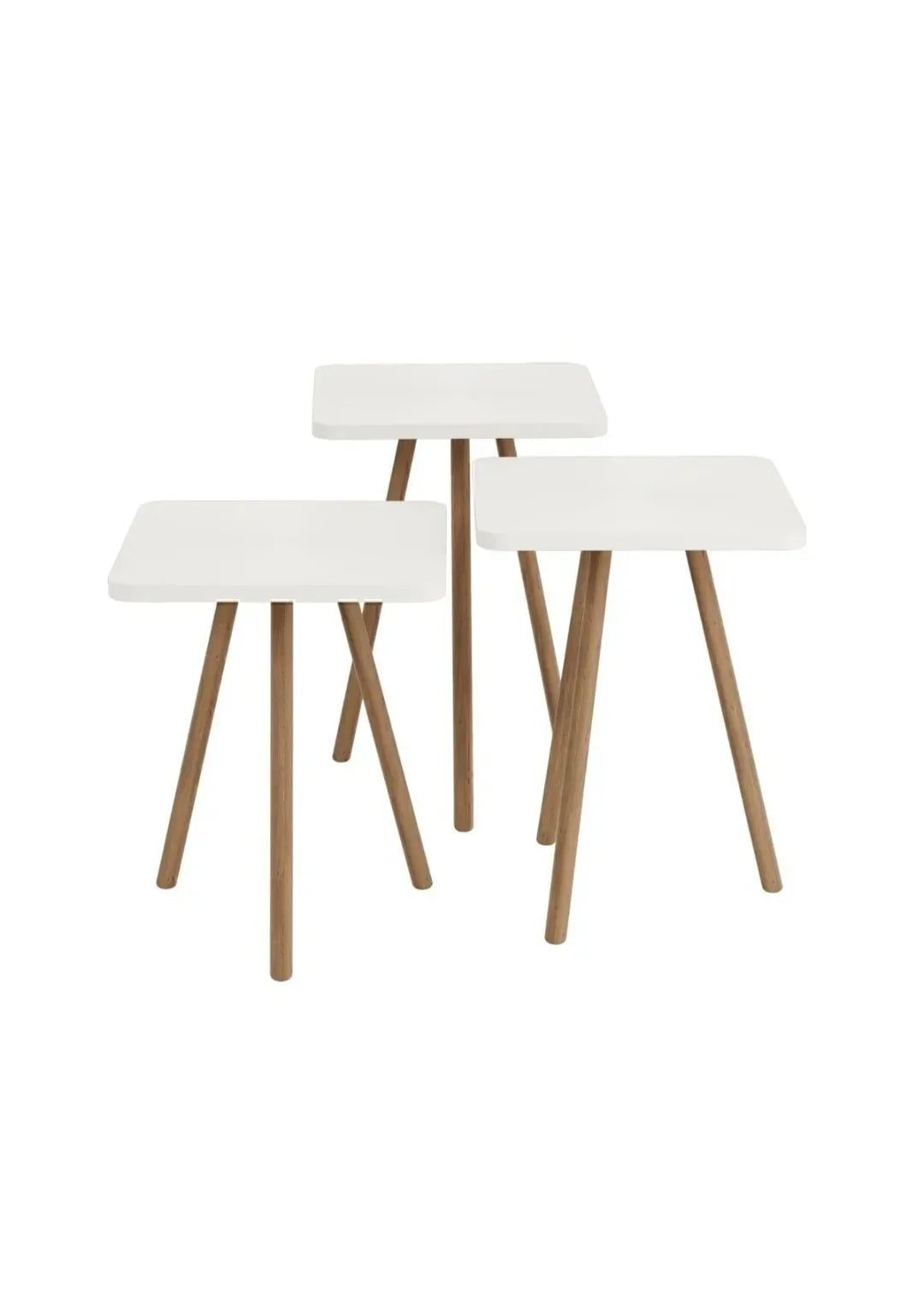White side table set - 36 cm - Cataloug