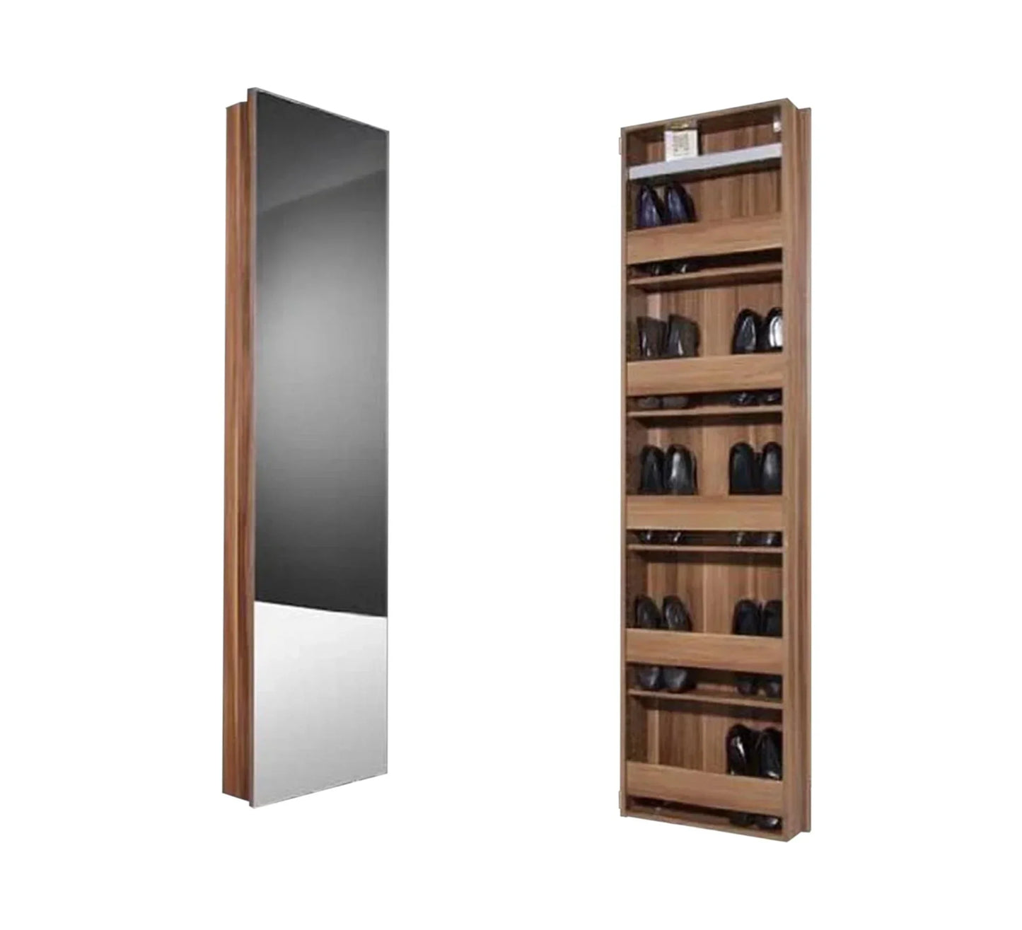 Shoe Rack - MDF wood - 140x35x110 cm - Cataloug