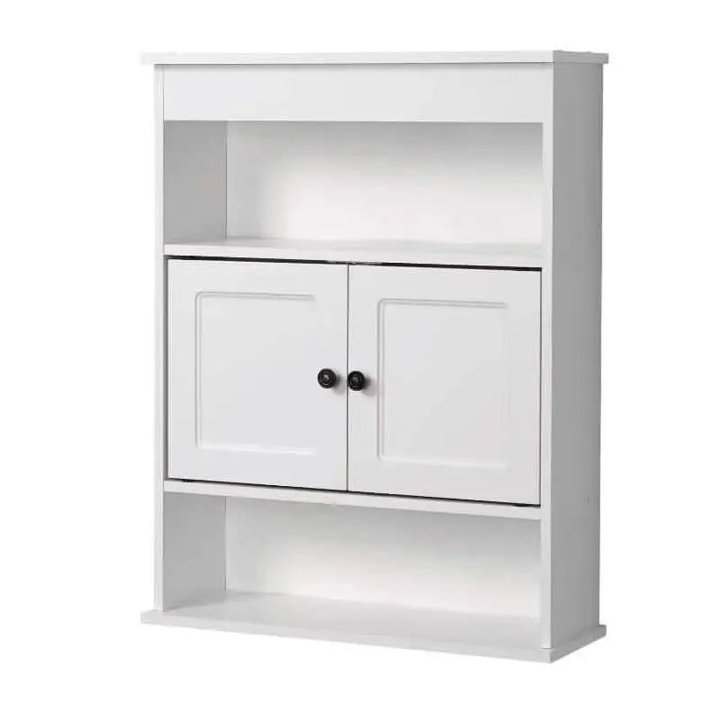 وحدة تخزين مثبتة على الحائط - NW - لون خشبي - 20x58x75 سم