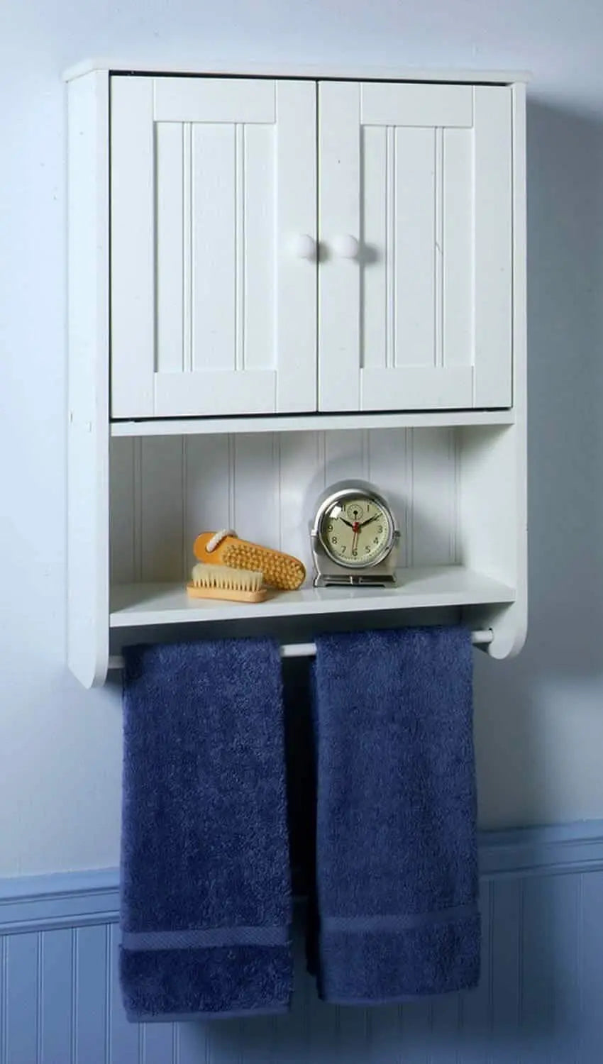 وحدة تخزين مثبتة على الحائط - NW- أبيض - 20x60x80 سم