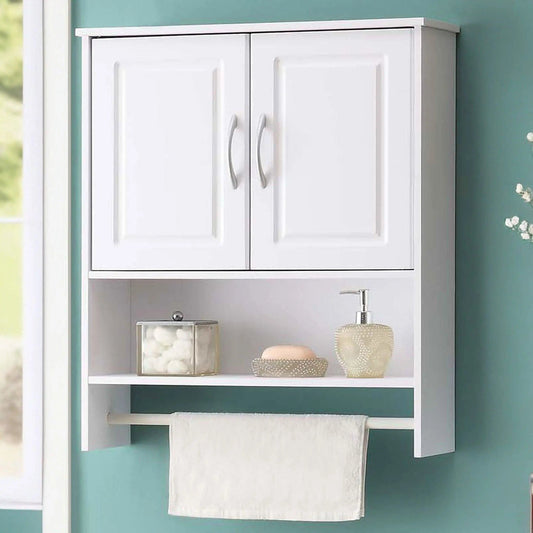 Wall mounted storage unit - NW - White - 22x65x85 cm