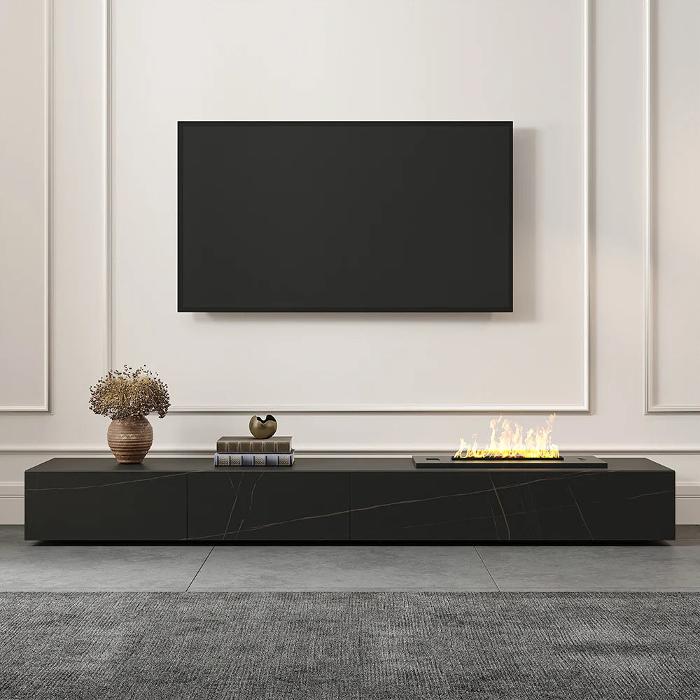 وحدة تلفزيون - MDF - 220x25x40 سم