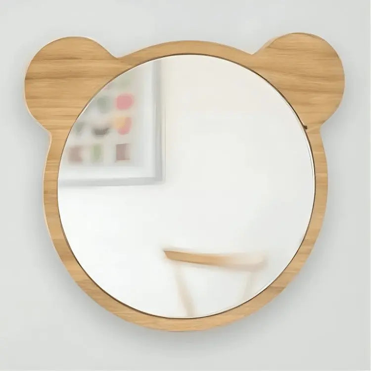 Kids mirror-NW-Wooden color - 35x2x38 cm