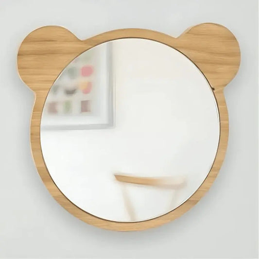 Kids mirror-NW-Wooden color - 35x2x38 cm
