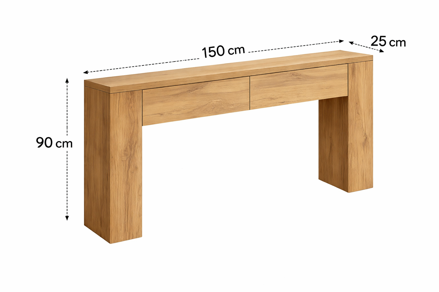 Console - MDF Wood - Multi Color - 150x90x25 cm