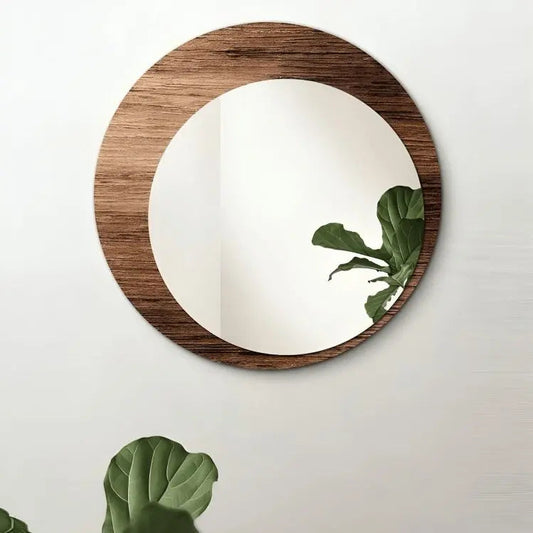 مرآة  - بني - 60 × 60 سم Tar132