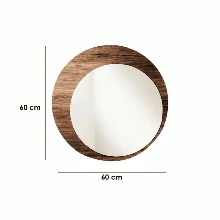 Mirror-NW-Brown -60x60 cm Tar132