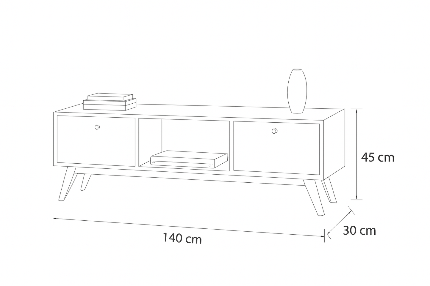 TV Unit 140x30x45 - Cataloug