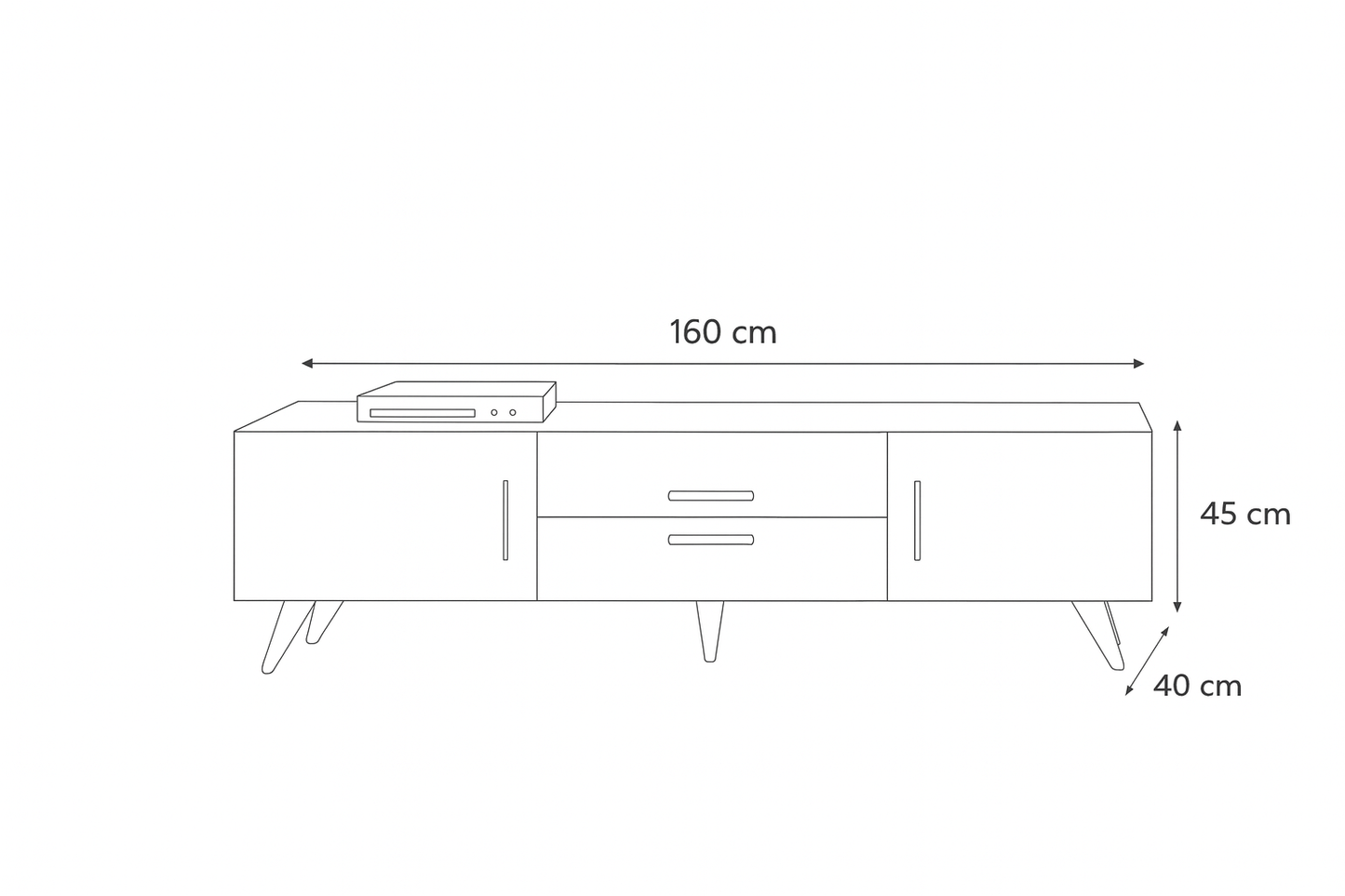 TV Unit 160x40x45 - Cataloug