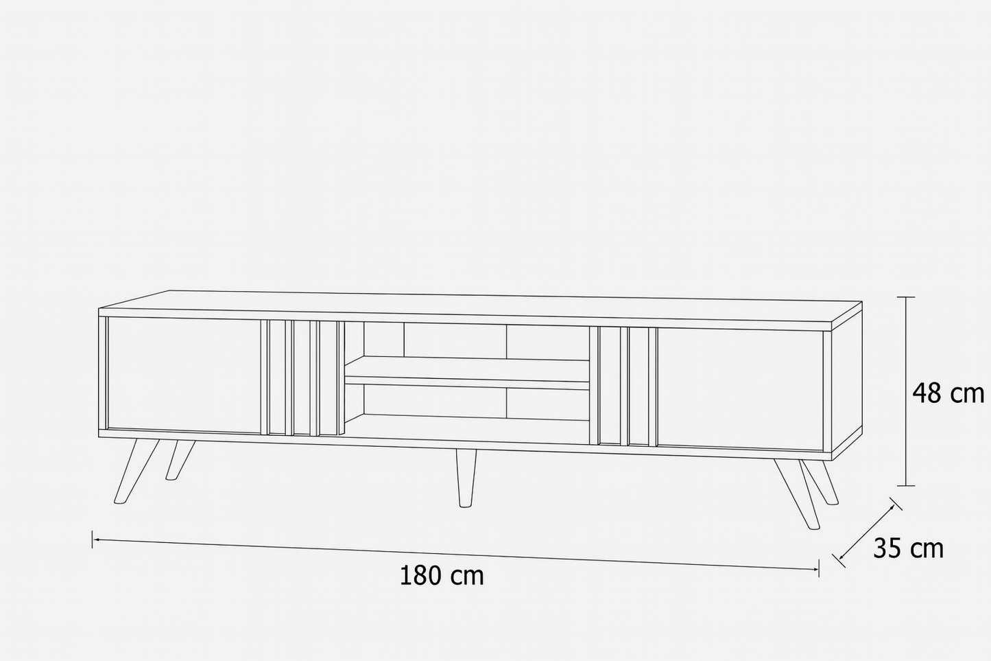 TV Unit 180x35x48 - Cataloug