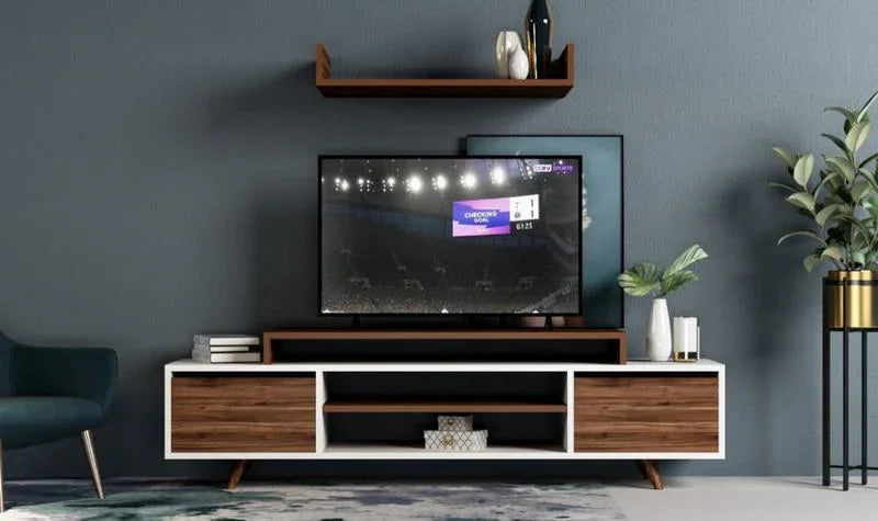 TV Unit - MDF Wood - Multi Color - 160x40x45 cm - Cataloug
