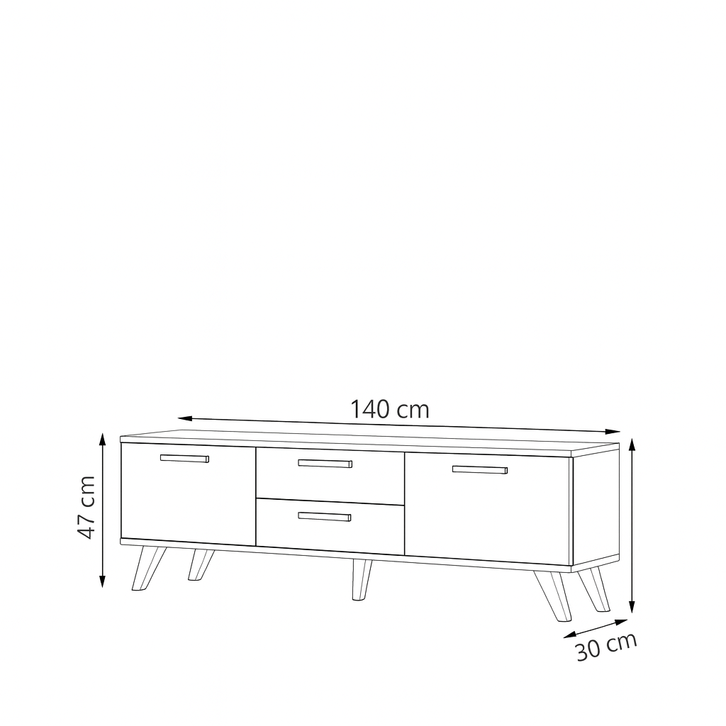 TV Unit 140x30x47 - Cataloug