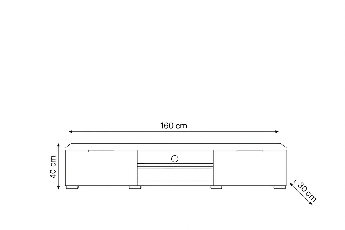 TV Unit 160x30x40 - Cataloug