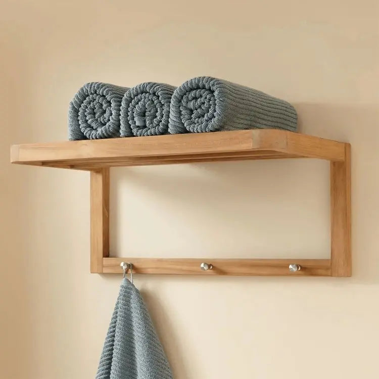 Wall mounted shelf - NW - Brown - 55x30x30 cm