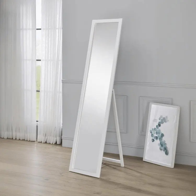 Mirror-NW-White -55x3x175 cm