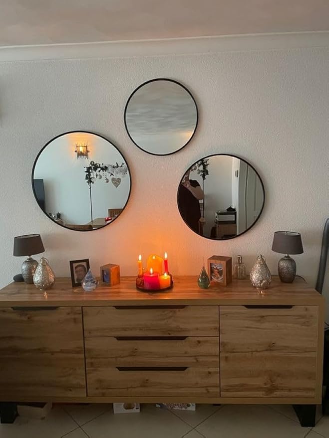 Set Or Mirror - Metal - Black - Multi Size.