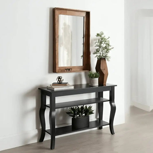 Mirror with frame-NW-Brown-65x12x90 cm