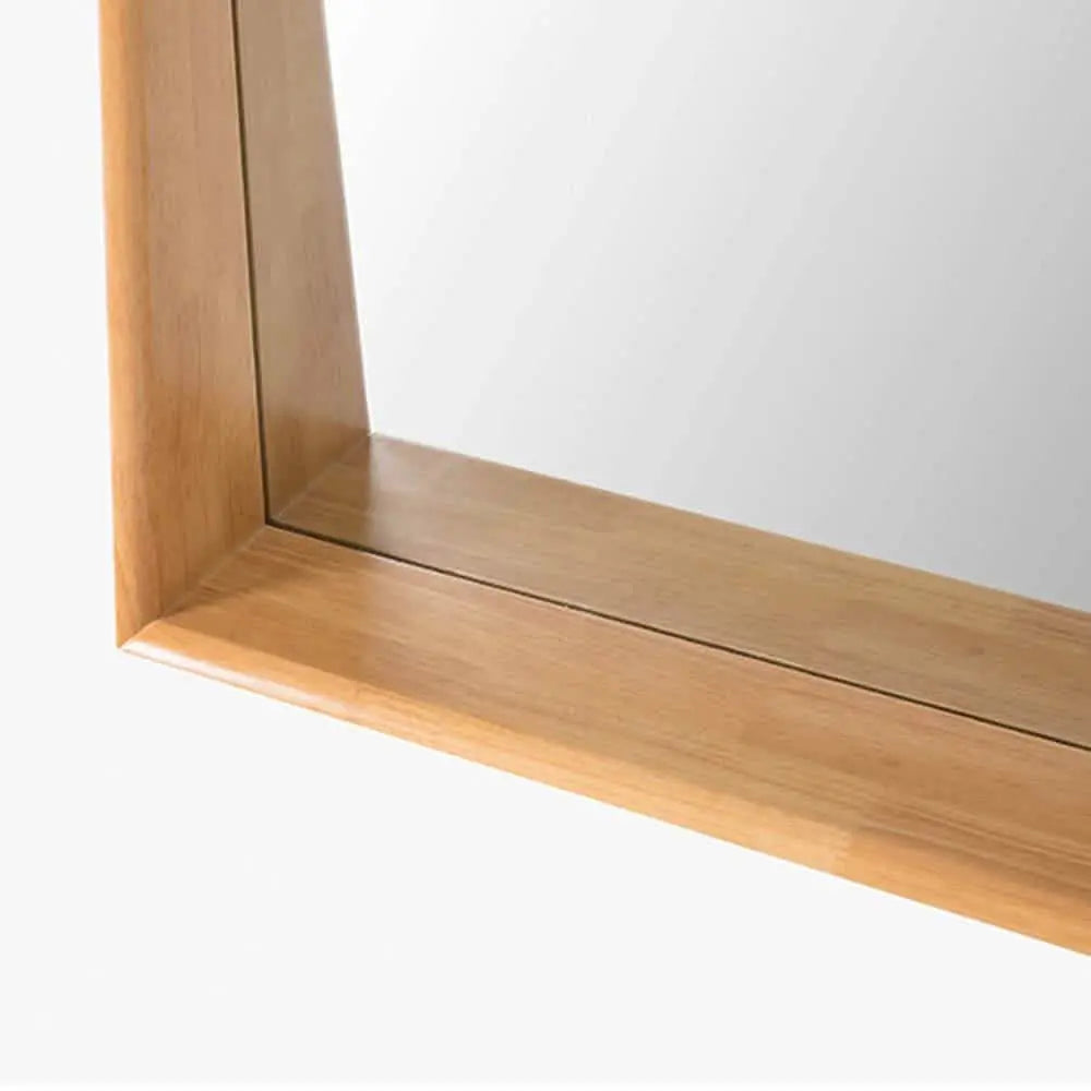 مرآة حمام - MW - لون خشبي - 70x12x45 سم