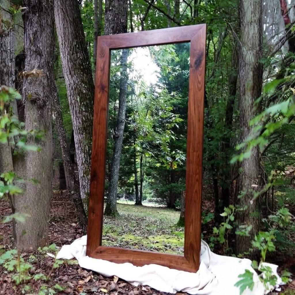 Mirror - NW - Brown - 77x3x175 cm